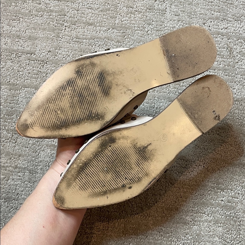 CCOCCI Light Beige Studded Mules - Picture 4 of 5